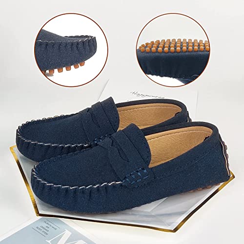 S. Tedazo Boys Girls Loafers Oxford Flats Boat Moccasin Slip-On Schooling Daily Walking Shoes #TOP2