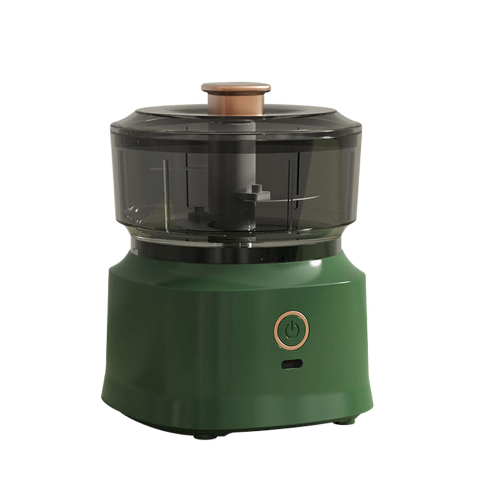 AMSLSIU Kitchen Blender With Larger Built-in Capacity Low Noise for Operation ABS Food Processor Food Mixer Can Be Used Anywhere, green