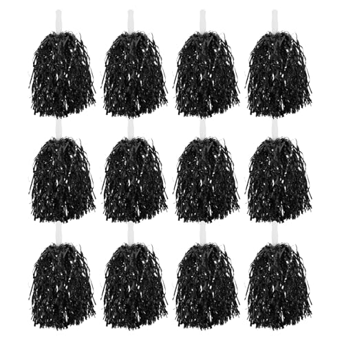 GALPADA Palline da Cheerleader 12 Pezzi Impugnatura Antiscivolo Palline Leggere per Tifo Sportivo Accessori Riutilizzabili per Feste e Competizioni di Danza e Cheerleading