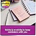 Post-it Greener Notes, 4x6 in, 5 Pads, America's #1 Favorite Sticky Notes, Sweet Sprinkles, Pastel Colors (Pink, Blue, Mint, Yellow), Clean Removal, 100% Recycled Material (5428-AP)