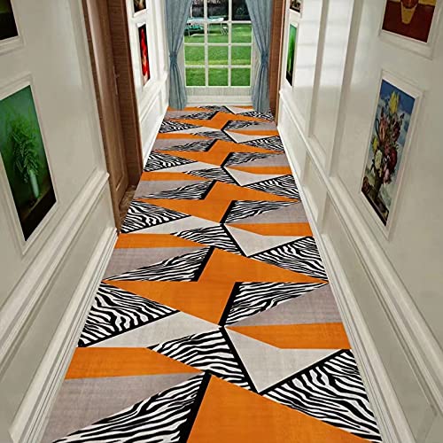 Tapis de passage d'allée épaississant ZRUYI tapis couloir antidérapant graphique