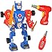Liberty Imports Kids Take Apart Toys - Build Your Own Space Robot Transform Toy Construction Playset - Realistic Sounds and Lights with Tools and Power Drill (Space Robot)
