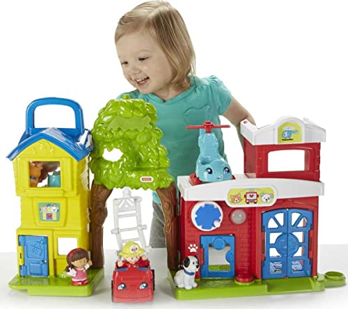 Fisher-Price Little People Toddler Toy Animal Rescue Playset With Lights Sounds Figures & Vehicles For Ages 1+ Years (Amazon Exclusive) #TOP2