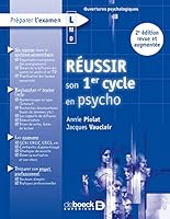 Réussir son 1er cycle en psycho 2804108422 Book Cover