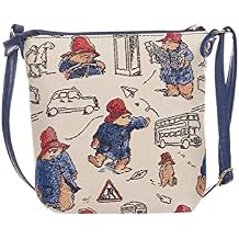 Signare Tapestry Paddington Bear Design حقيبة صغيرة متقاطعة Sling Purse للنساء SLING-PADD