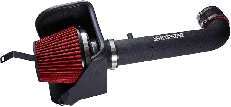 KYOSTAR Cold Air Intake System, High-Flow Air Filter Air Intake Kit Compatible with 2012-2018 Jeep Wrangler - 3.6L V6 JK & JK Body Style.