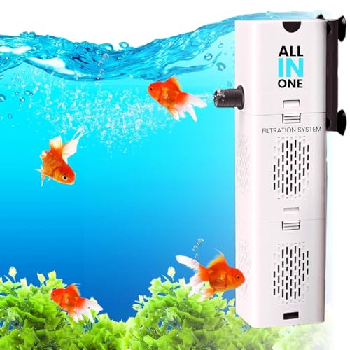 Image of BURAQ XQP-1500F | 23W | Ultra-Quiet Aquarium Filter, Ultra-Quiet Submersible Pump, 1500 L /H High-Flow Filtration System Upto 5 FT+ Fish Tanks & Ponds