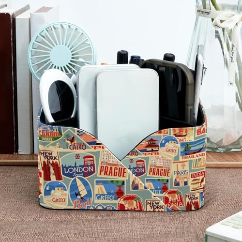 Organiseur de bureau à 4 compartiments pour voyage et maison - 7