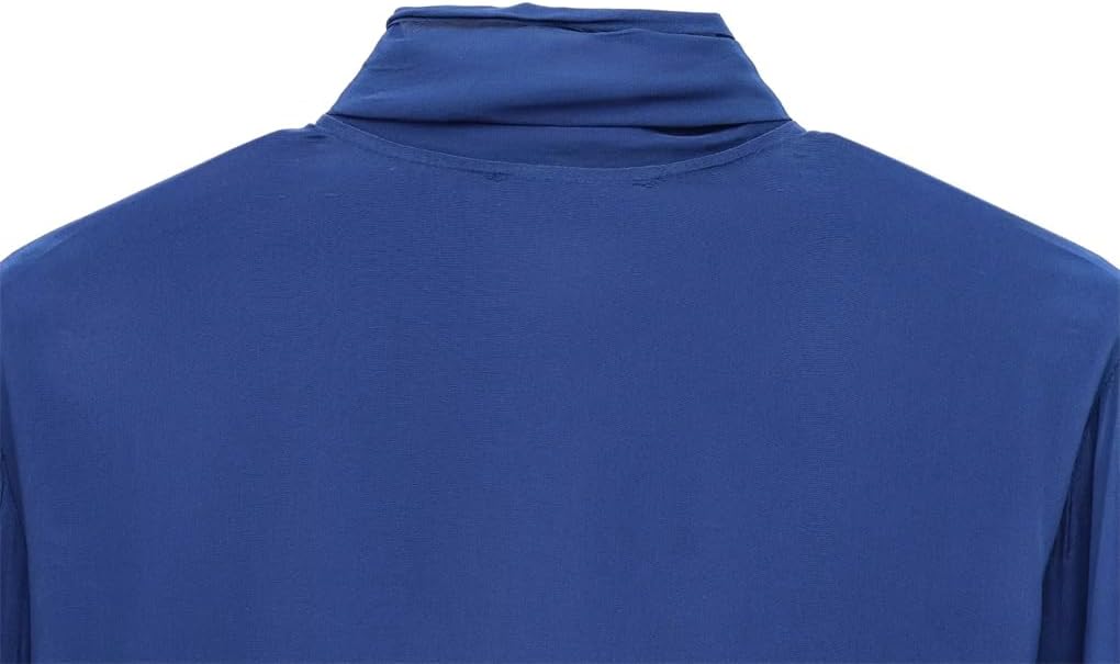 Women's Solid Color Bow Loose Satin Shirt
