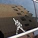 GWCU Auto Sticker 10,2 cm * 16,8 cm Freddie Mercury Adesivo per Auto Decalcomanie in Vinile Rock Classico Nero/Argento Adesivo per Auto