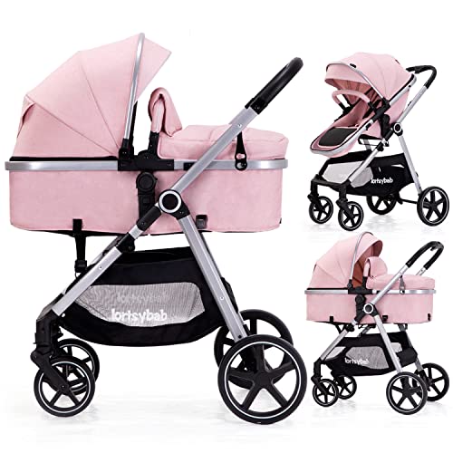 Lortsybab 2-in-1 Baby Stroller -...