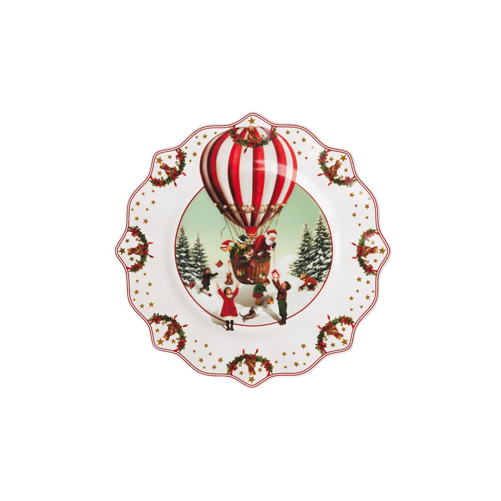 Villeroy & Boch – Annual Christmas Edition 2026 Annual Plate 23.5 cm Multicoloured, Christmas collectable, Limited, Gold Details, Premium Porcelain