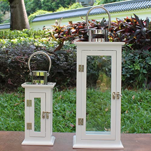 Lanternes décoratives en bois blanc pour rompre la monotonie de votre déco - 4