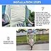 Fully Enclosed Motor Scooter Motorcycle Umbrella Mobility Sun Shade & Rain Cover Waterproof,Universal