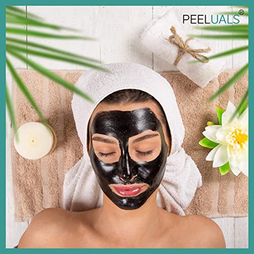 EINFÜHRUNGSANGEBOT - PEELUALS® Black Mask gegen Mitesser | Blackhead Peel-Off Maske + Maskenpinsel | Maske zum Abziehen… - Image 8