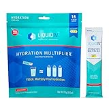 Liquid I.V. Hydration Multiplier - Strawberry - Hydration Powder Packets | Electrolyte Supplement Drink Mix | Low Sugar | Easy Open Single-Serving Stick | Non-GMO (Strawberry/16 Count) …