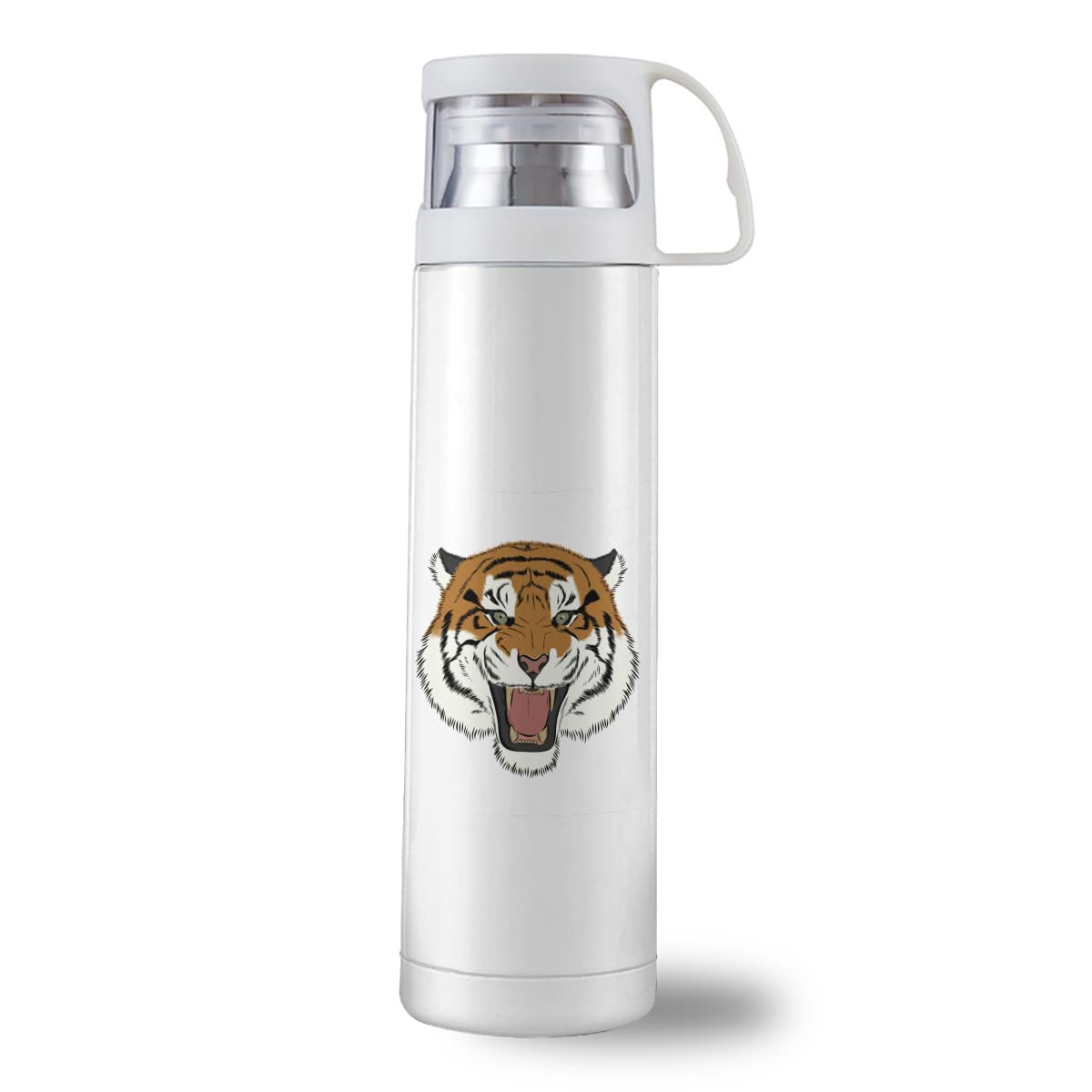 Amazon｜水筒 ステンレスボトル 虎柄 トラ柄 魔法瓶 500ml 真空断熱