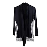 ONUYGCFH Adult Professional Latin Dance Jacket Long Sleeve Top for Samba Boys' Salsa Tango Sparkly Rhinestone Dancing Coat,A,L