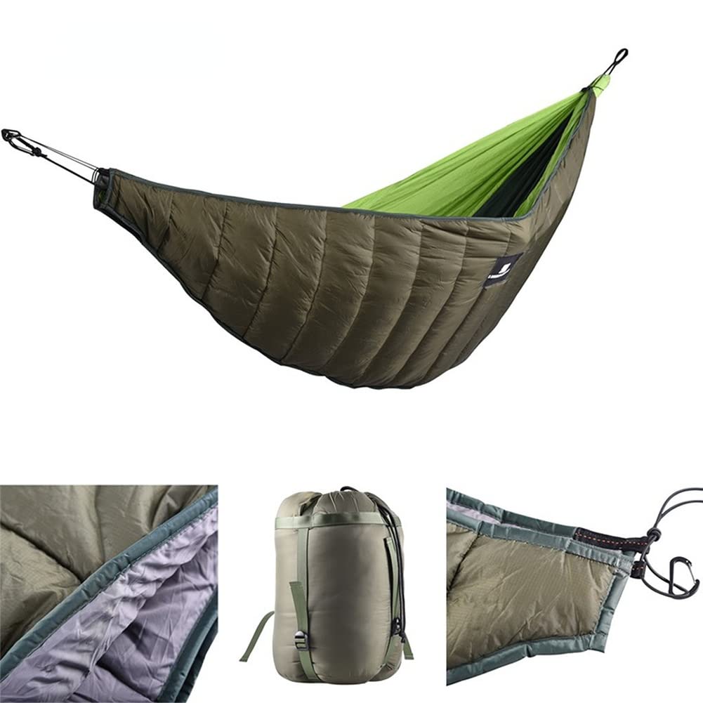Ultralichte Hangmat Voor 2 Personen, Van Ripstop-Nylon, Belastbaar Tot 300 Kg, Voor Backpacken Op De Camping Tijdens Het Wandelen Legergroen Bruin Ultralichte Hangmat Voor 2 Personen, Van Ripstop-Nylon, Belastbaar Tot 300 Kg, Voor Backpacken Op De Camping Tijdens Het Wandelen Legergroen Bruin