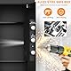 95L Extra Großer Feuerfester Safe Tresor für Zuhause, Tresor Feuerfest Wasserdicht mit Schlüssel, Sensor-Licht und 3 Abnehmbares Regale, Anti-Theft Safe Tresore für Geld, Dokument, Medizin