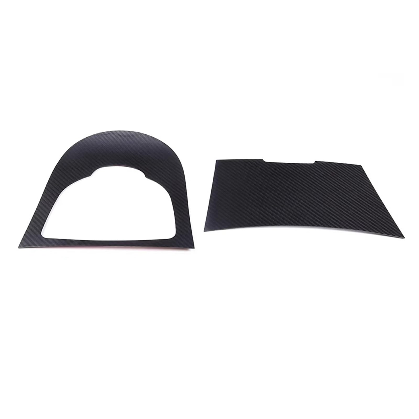 AJQBRMB Interior Trim for Benz for G-Class G500 G63 for W463 2019-2024 Real Carbon Fiber Central Control Gear Shift Knob Panel Cover Panel Frame Cover(Matt Carbon Fiber)