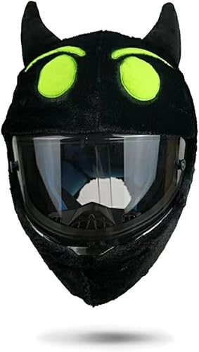 Miniatura 11 de Funda para casco de motocicleta de cara completa, fácil de instalar, tapa antipolvo, casco de motocicleta, paseos divertidos, juego de felpa Gorro