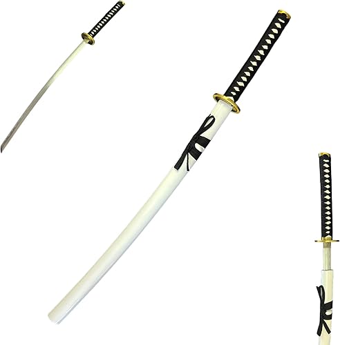 Miniatura 3 de Hell's Paradise - Espadas de anime para cosplay de 41 pulgadas, espada Katana Samurai hecha a mano, hoja de acero inoxidable real, para uso en