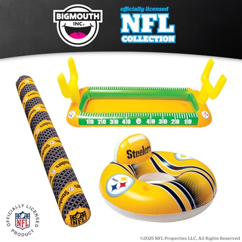Image of BigMouth 18 inch Inflatable Pool Football Officially Licensed NFL Fan Gear Merchandise Beach Ball Games for Adults and Teens