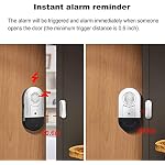Door Window Alarm Sensors, 5 Pack, 125dB, Volume Control - Image 4
