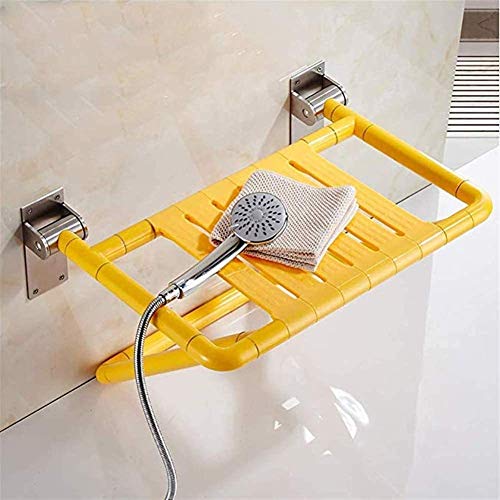 Taburetes,Asiento De Ducha Plegable Taburetes De Ducha Baño Montado En La Pared Taburete De Seguridad Silla Silla De Baño Cambio De Zapatos Banco Banco De Ducha para Ducha Interior,Blanco