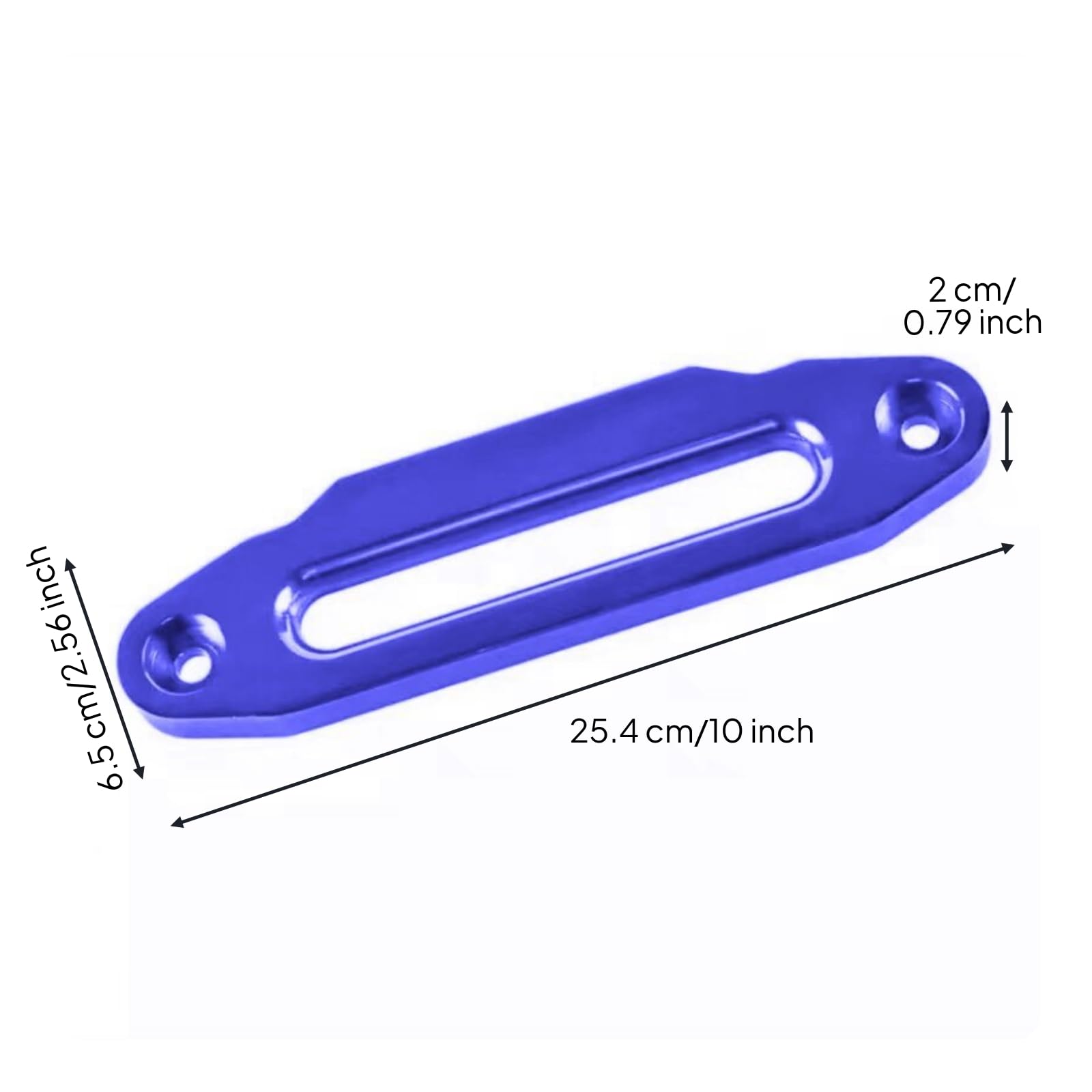 TISHITA Winch Rope Guide aus Metall mit Ausgewogener Montagebasis für Zuverlässige Führung bei Schweren Zugarbeiten für Synthetikseile Und Geländefahrzeuge,