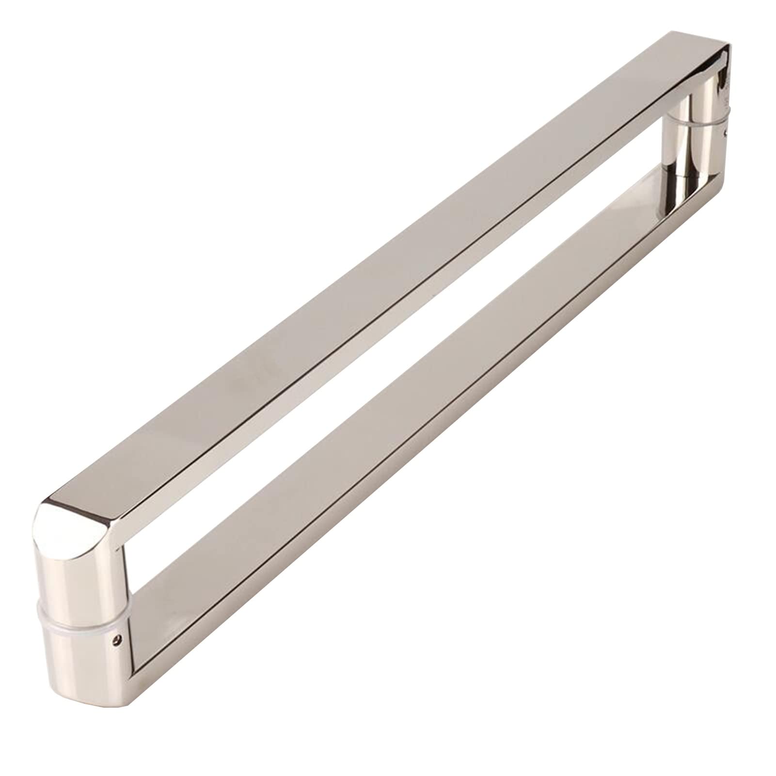 Poignée de porte de douche en verre or rose en acier inoxydable coulissante