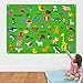 WATINC Animals Felt Story Board Set 3.5Ft 54Pcs Preschool Animal Classification Storytelling Flannel Dinosaur Sea Insect Jungle Farm Zoo Early Learning Play Kit Wall Hanging Gift for Toddlers Kids