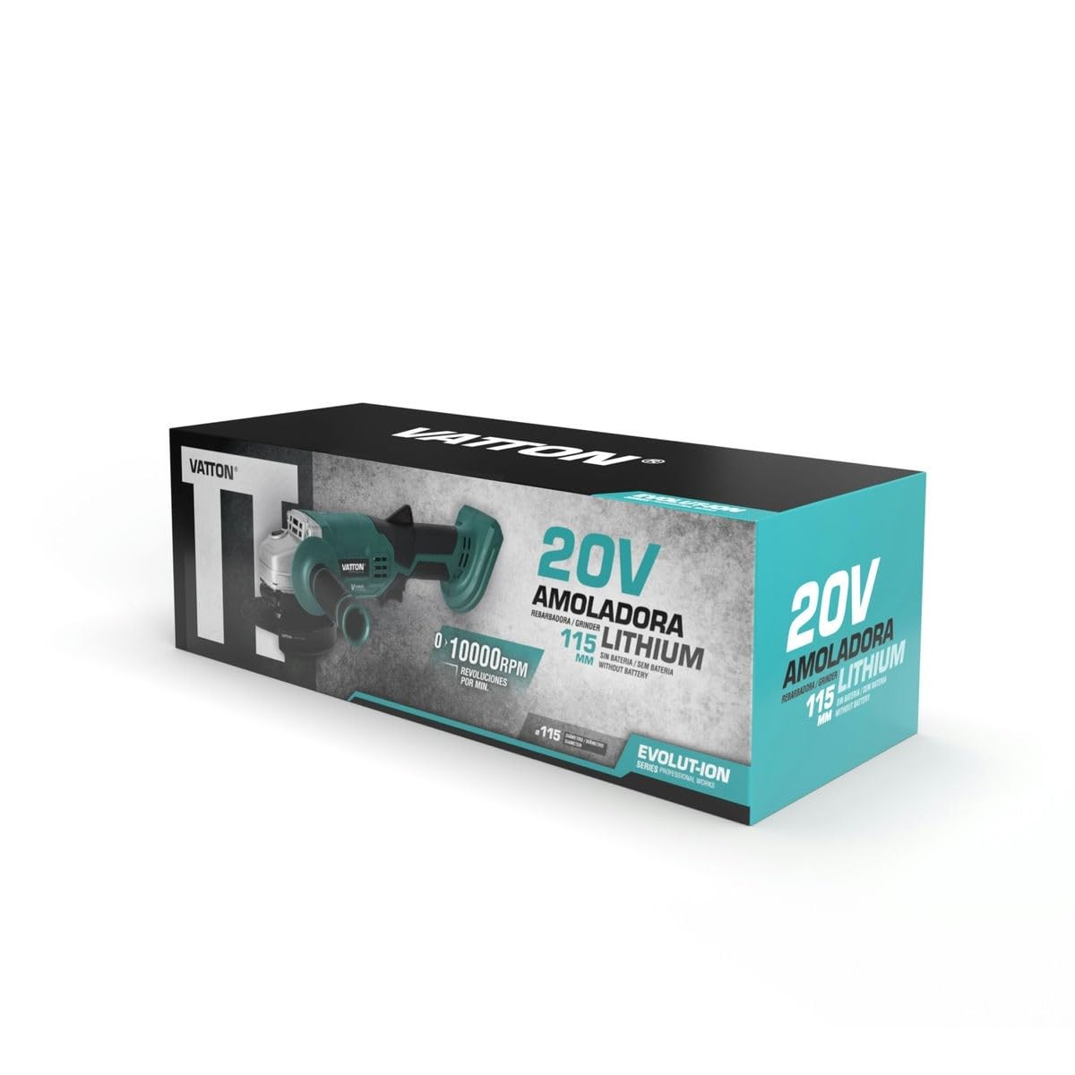 VATTON Schleifer 115 mm 20 V ohne Batterie