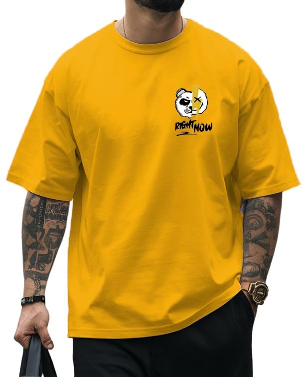 Liula Corporation Right Now Men and Boys Graphic Print, Typography Round Neck Polycotton T-Shirt-picture-47