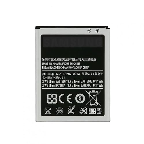 Batería Compatible con Samsung Galaxy S2 / Galaxy R ⋆ EB-F1A2GBU ⋆ Capacidad 1650 mAh