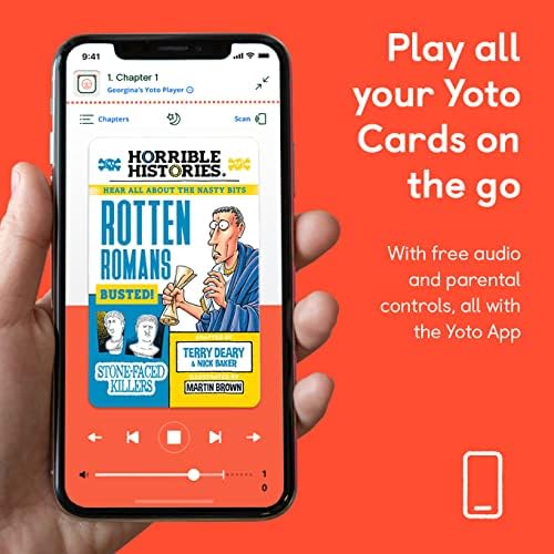 Yoto Horrible Histories Collection: Volume 1 – Kids 5 Audiobook Cards for Use with Yoto Player & Mini All-in-1 Audio Player, Screen-Free Listening with Fun Educational Stories, Ages 7+ 3 51DPuA5d yL. AC