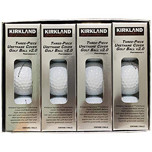 Kirkland-Signature-Pelota-de-Golf-de-Tres-Piezas-con-Cubierta-de-uretano-v20-1-docena-12-Unidades