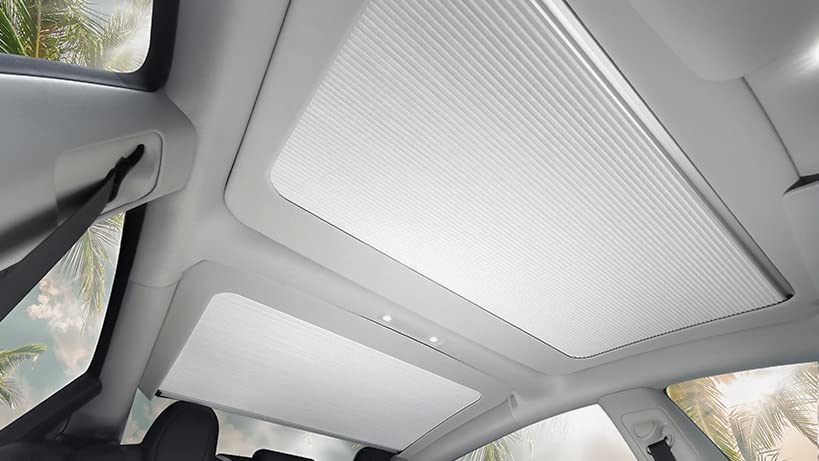 Photo 1 of OtriFowd FullShade for Model 3 (2017-2020), Retractable Full Coverage Sunshade Model Y to Protect Interier and Keep Cooling, Tesla Model 3 Accessories, 100% UV Protection and Heat Resistance Model 3(2017-2020)