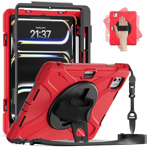 Protège iPad Pro 13 M4 antichoc robuste pour travailler sur chantier