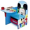 Delta children chair desk with storage bin disney mickey mouse  urban country home decor