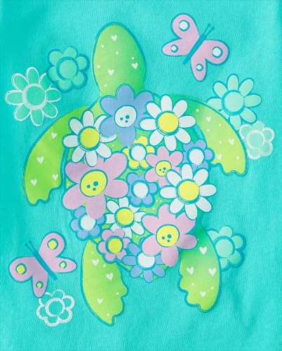 Image of The Children's Place Baby Girls' and Toddler Unicorns,Butterflies,Trends Short Sleeve Graphic T-Shirts,3 Pack