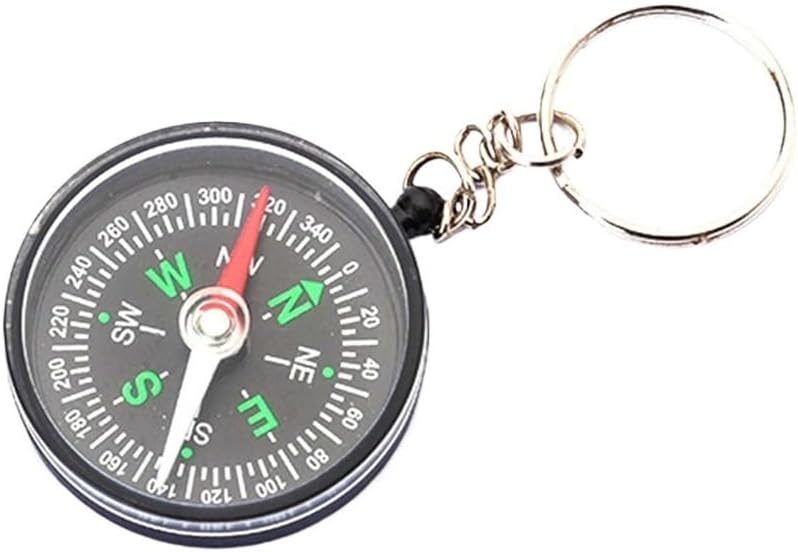 40mm Outer Diameter Compass Key Chain North Needle Portable Directional
