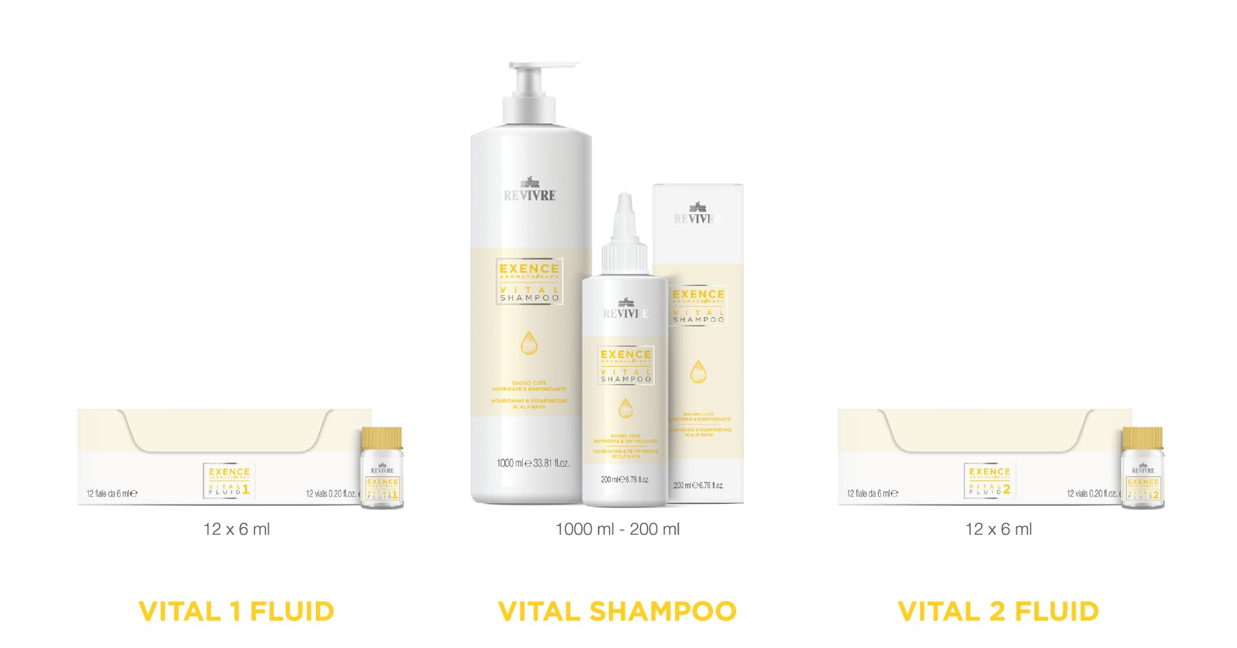 Revivre Exence Vital szampon do kąpieli słodki odżywczy i wzmacniający (1000 ml)