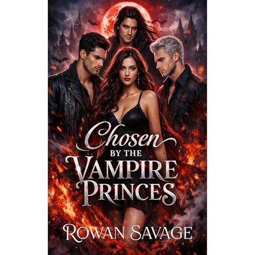 Chosen By The Vampire Princes Audiolibro Por Rowan Savage arte de portada