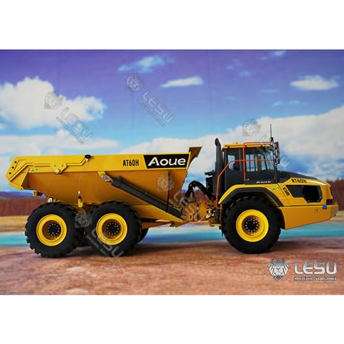 wheelfun LESU RC Carro articulado AT60H 6x6 Coche volquete