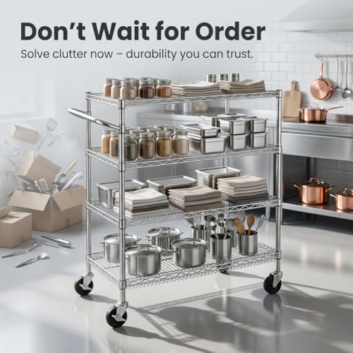 Commercial Restaurant Serving Cart