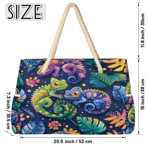 Tote Beach Bag for Women Large Zipper Beach Bags Waterproof Sandproof Lighthouse Gym Swim Pool Travel Bag2