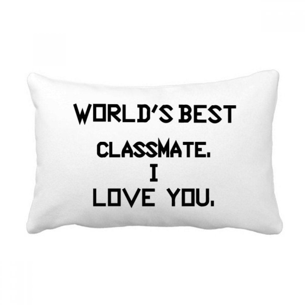 Oreiller Monde Meilleur camarade de classe, cadeau canapé