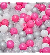 LittleTom 200 Bunte Bälle für Bällebad - 5,5cm Bällebad Kinder Bälle - Spielbälle für Baby Ball P...
